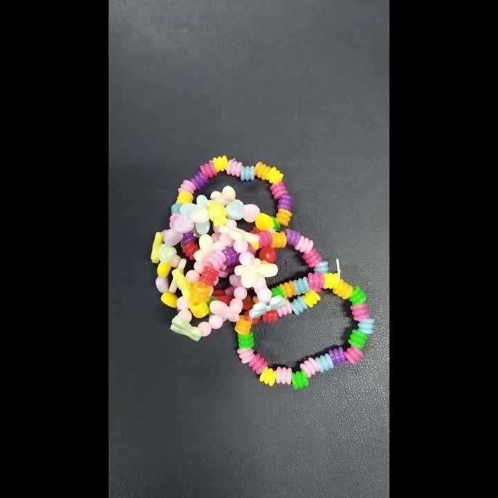 Mixed Color Shipping Bracelets, Fun Beaded Accessories